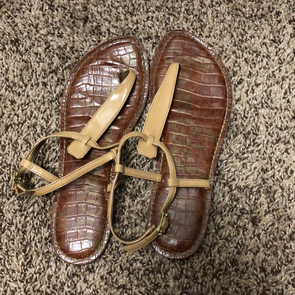 tan sandals
